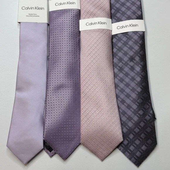 Calvin Klein Ties Bundle- Purple/Pink